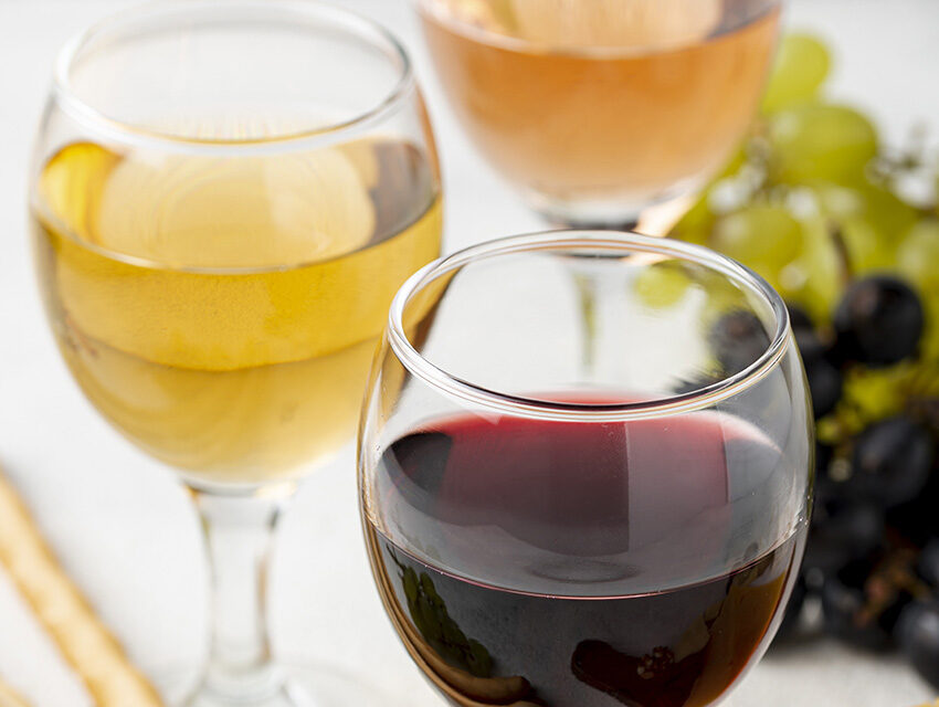 Разные виды вин